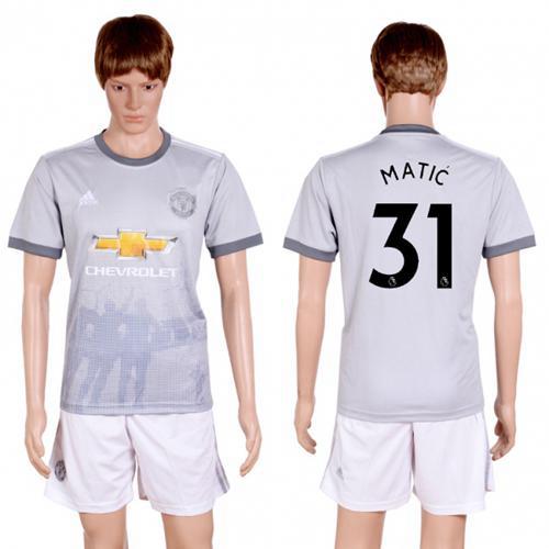 Manchester United #31 Matic Sec Away Soccer Club Jersey